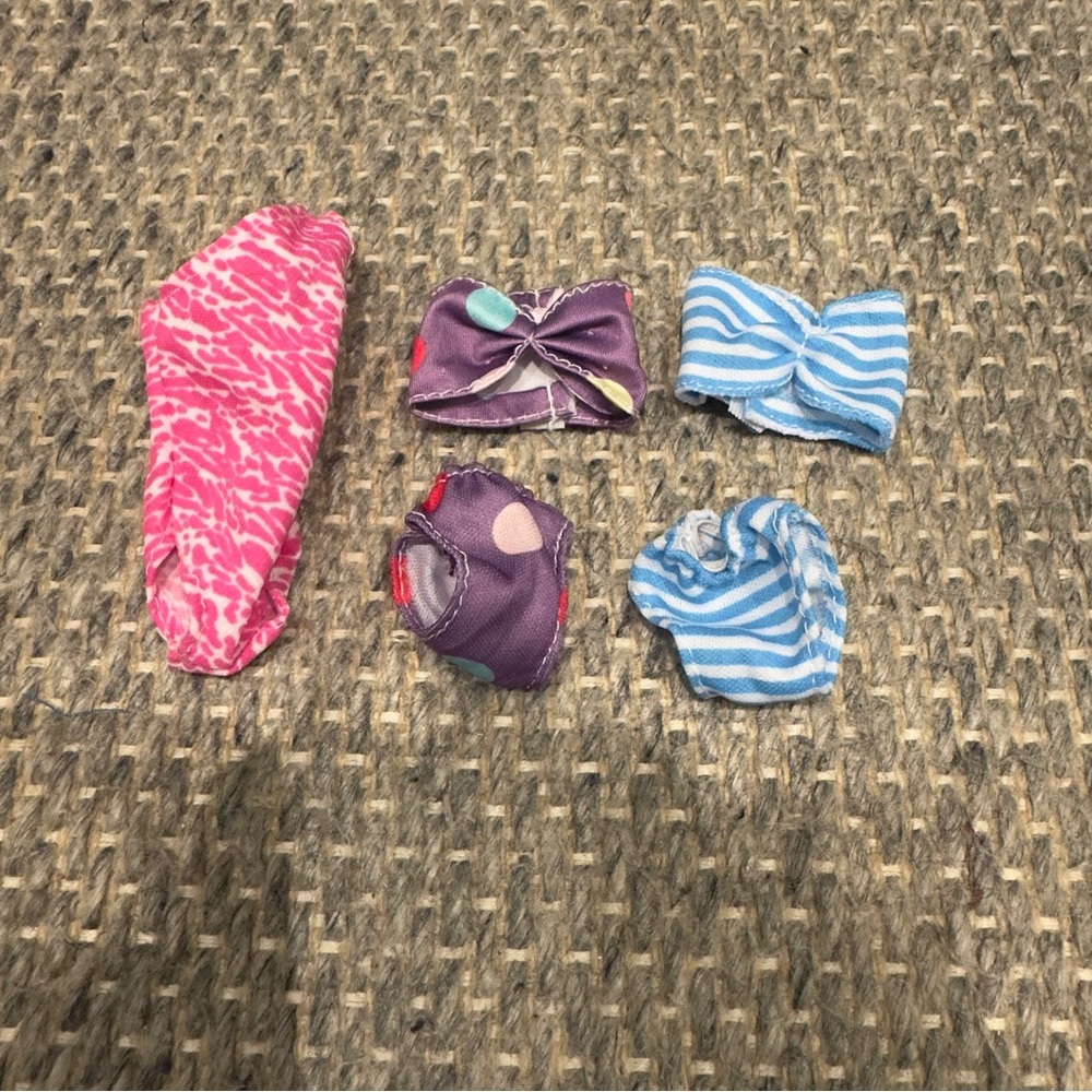 Barbie Handmade Doll Swimsuits set of 3